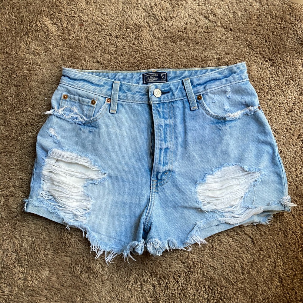 High Waisted Jean Shorts